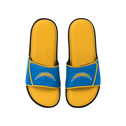 Image of FOCO mens NFL Team Logo Sport Shower Foam Slide Flip Flop Sandals