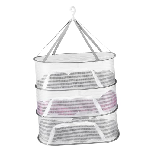 Filet de séchage vêtir pliable et panier suspendu cent trois