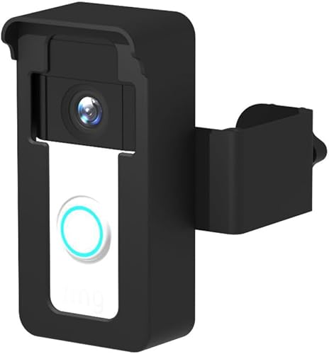 Soporte para timbre de puerta, soporte de cámara con anillo, soporte de timbre de video parpadeante mejorado compatible con timbre de video Ring 433