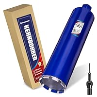 DaduoRi 102mm Kernbohrer mit SDS Plus(1-1/4 Zoll) – 410 mm Schnitttiefe - Nassbohren Diamantbohrkrone für Armierten Beton, Mauerwerk, Stein, Ziegel (460mm Gesamt)