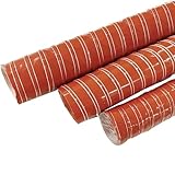 High-Temp Flexible Vent Pipe for Car Heaters/Industrial Fumes, 20-76mm ID Silicone Air Duct Hose 2m,(ID 63mm)
