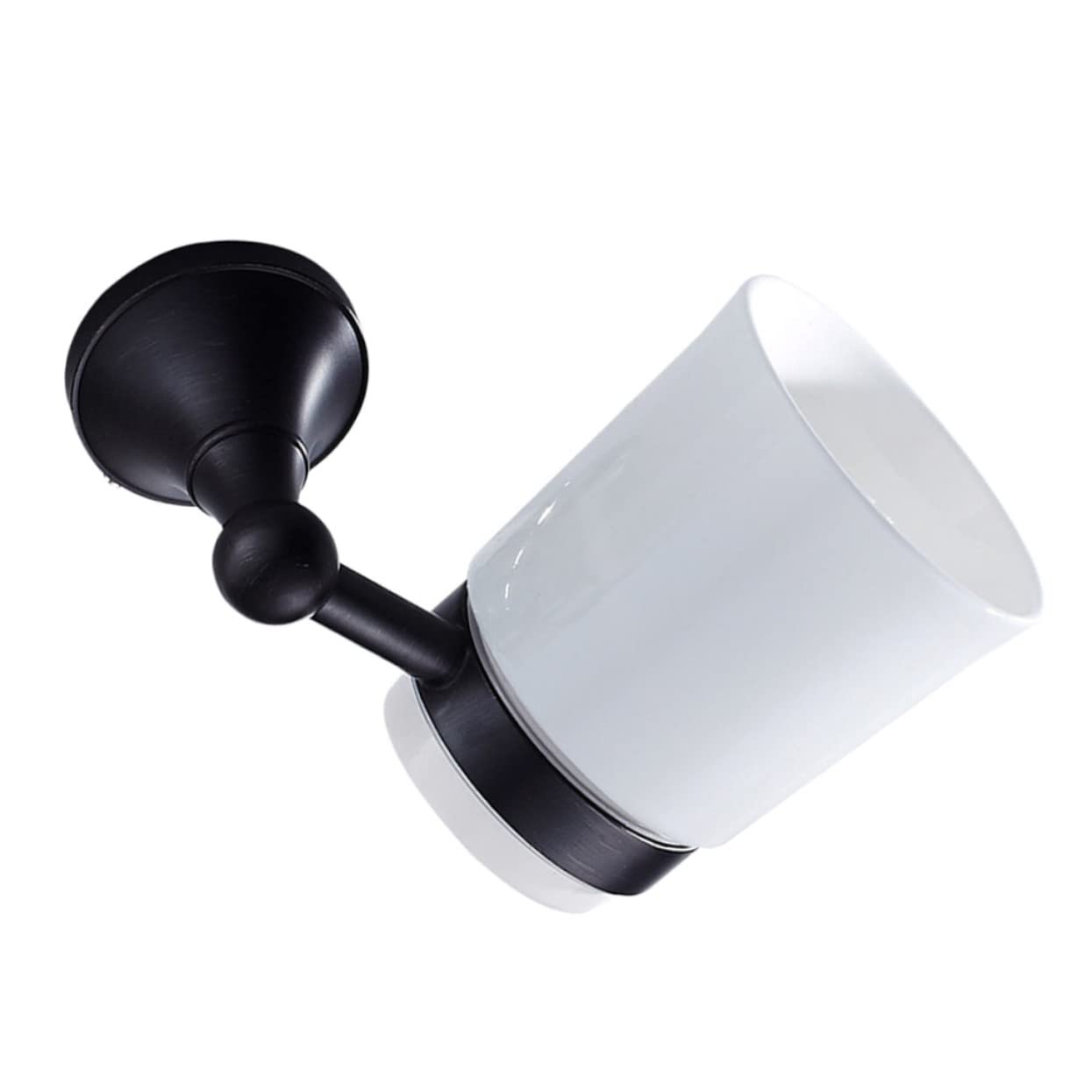 Portavasos Retro De Cerámica Portavasos Individual para Baño Soporte para Vaso De Cepillo De Dientes para Pared De Cocina