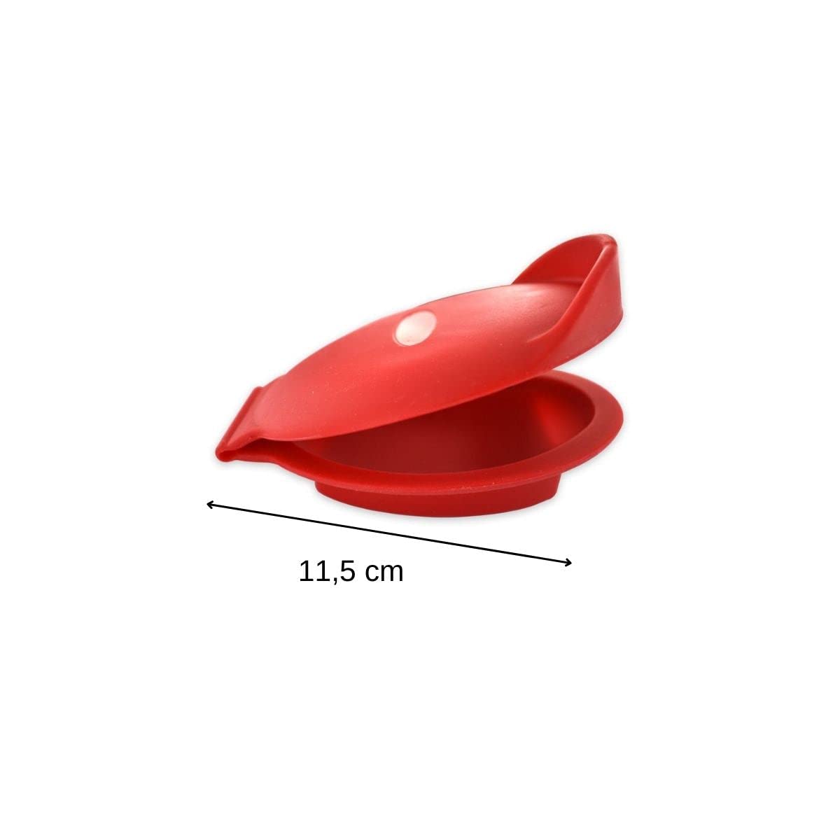 Afferra ostriche in silicone, (colore: rosso) 11,5x8x4,5cm