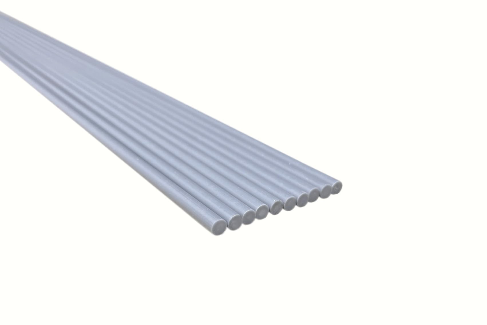 Amazon | PIPE-FACTORY 塩ビ丸棒 外径5mm グレー 長さ950mm 10本