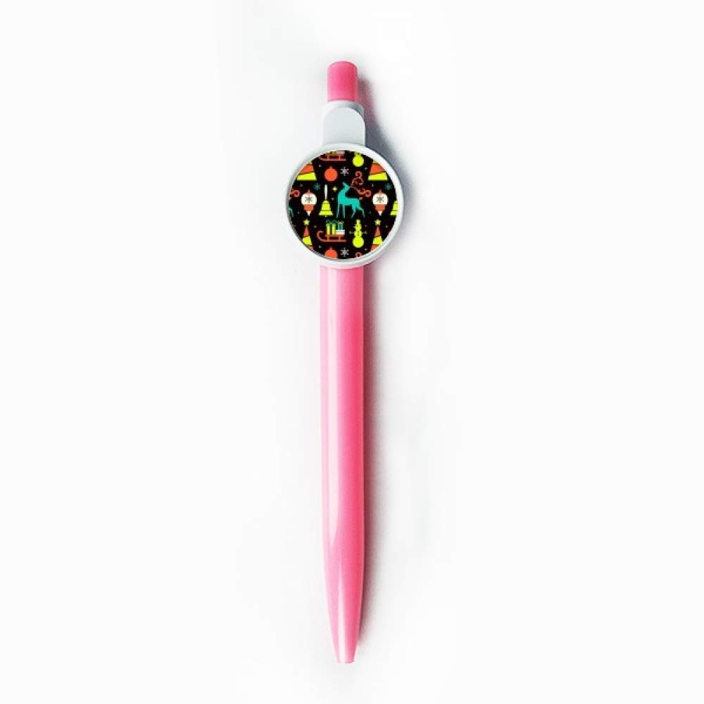 Stylo à bille rétractable clochette de Noël Bleu pour votre bureau - 5