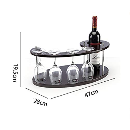 Soporte para botellas de vino madera 47x28x19.5cm miniatura 3