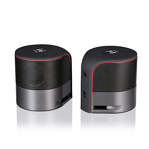 iui DESIGN STEREO2 Portable Bluetooth Stereo Speaker and Speakerphone UD-1401 Black