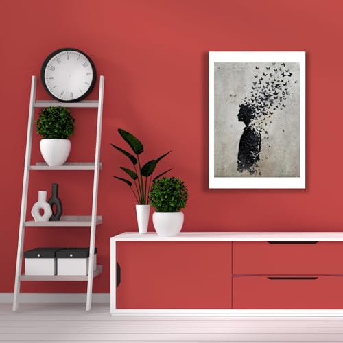 Affiche Papillons Transformation Spiffing Prints : impression d'art mate medium - 4
