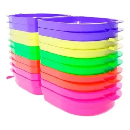 Estojo Para Aparelho Ortodôntico Móvel, Aromático, 10 Unidades, Cores Sortidas