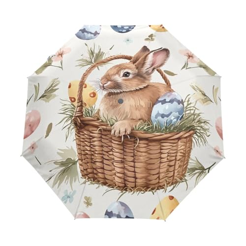 Parapluie beige GAIREG automatique compact pour sac à dos et main
