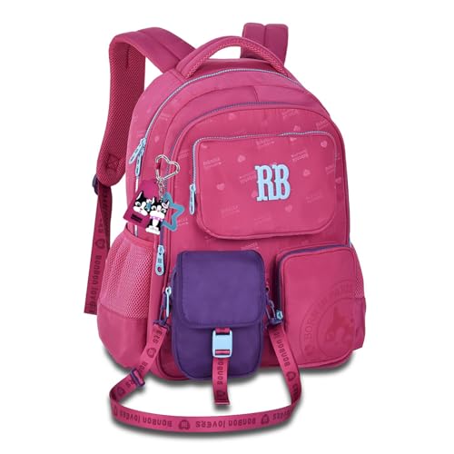 Mochila Rebecca Bonbon RB Feminina Costa Menina Juvenil (Rosa)