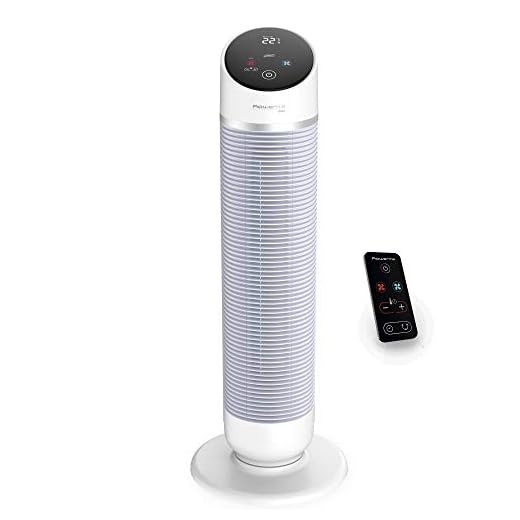 Rowenta, Chauffage Ventilateur Colonne avec Système de Filtration de l'Air, Automatique et Programmable, Silencieux, Fonction Eco, Silence Comfort 3-en-1 HQ8110F0