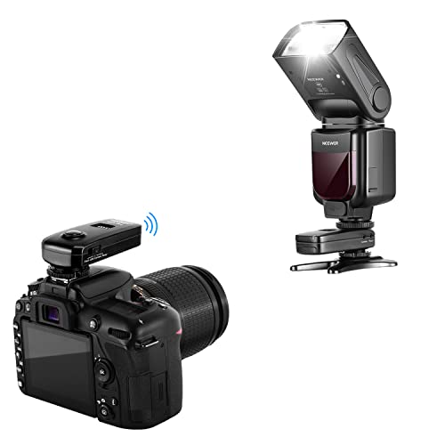 Neewer 750II TTL Flash Speedlite avec Affichage LCD Kit pour Nikon DSLR Appareils Photo avec 750II TTL Flash, 2,4G Déclencheur sans Fil Ligne N1/N3, Diffuseur Doux/Dur, tréteau de Capuchon d'Objectif - Image 5