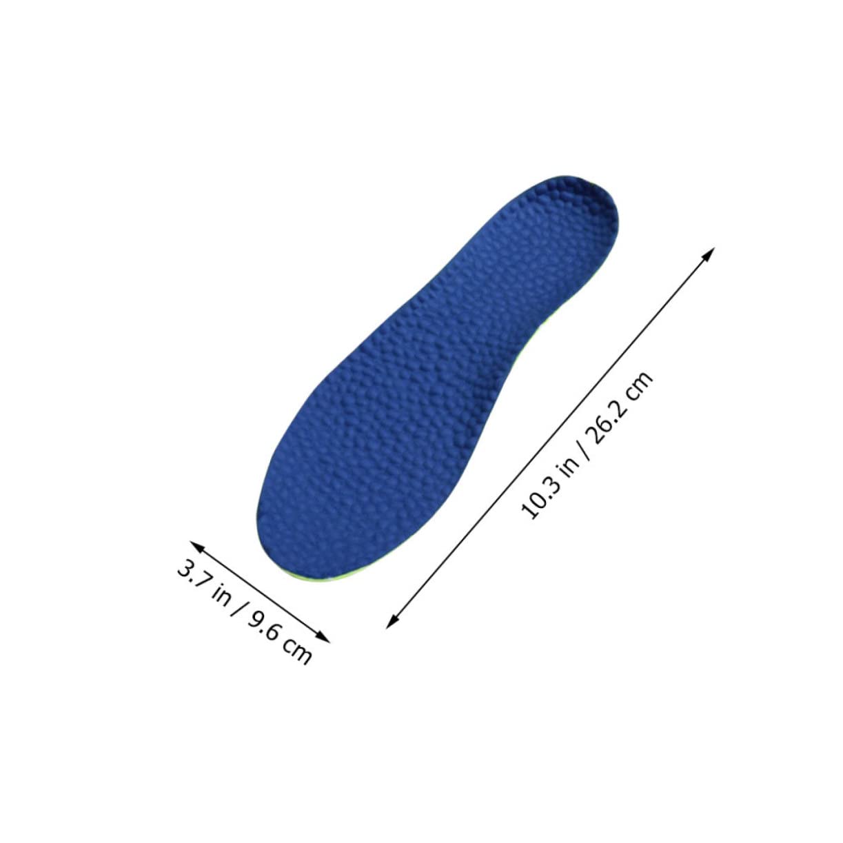 FOMIYES 4 Paare Sport-Einlegesohle Sohleneinlagen Sport Einlegesohlen schäumende Fußeinlagen wechselfußbett fußkissen fusspads Einlegesohle für Schuhe Schuheinlagen damen TPU-Schaum Blue