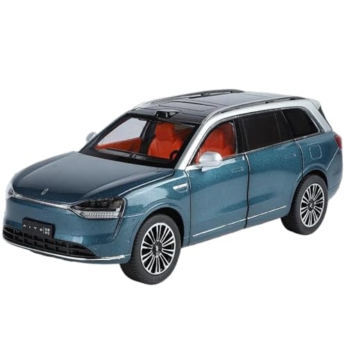 _CLXgJ[ 1:24 ɓK AITO M9 SUVXP[ԃfAȐ▭ȃthAԗffBXvCRNV ~jJ[(Blue)