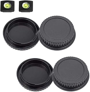 Front Body Cap and Rear Lens Cap Cover for Canon EOS EF/EF-S Lens for 4000D 2000D 1300D 1200D 1100D 800D 760D 750D 600D 250D 200D, EOS 90D 80D 77D 70D,5D Mark IV/III/II, 6D Mark II/I, 7D Mark II