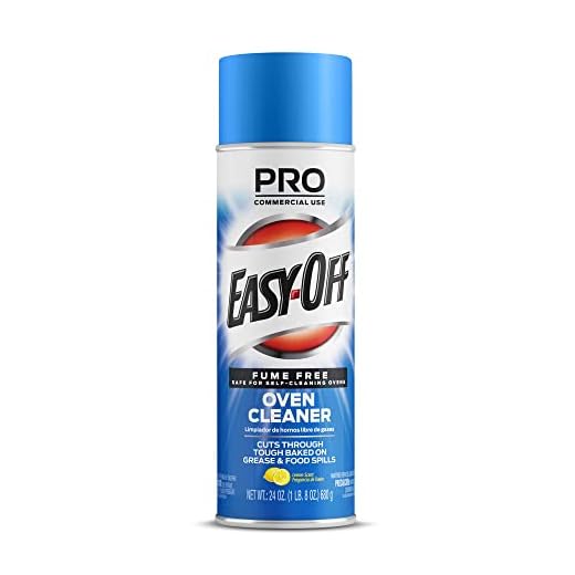 Easy Off Professional Fume Free Max Oven Cleaner, Lemon 24 Ounce (Pack of 1)
