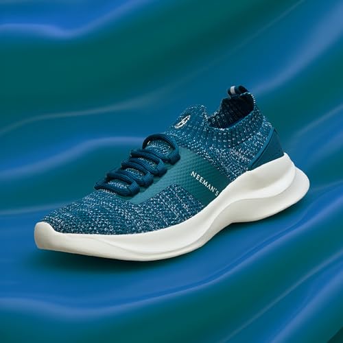 Image of Neeman's Fuse Knit Sneakers for Men & Women | Breathable Knit Upper, Supportive Heel Counter & Lightweight Cushioned EVA Sole | Everyday Walking, Travel & Casual Comfort Shoes