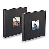 DOBLE USO – El paquete de 2 álbumes de fotos permite ordenar todos tus recuerdos de celebraciones o viajes en cada álbum, o bien podrás quedarte uno y regalar el otro.