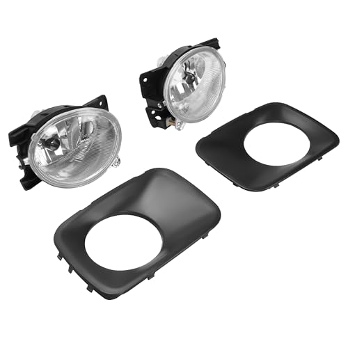 HECASA Pair Fog Lights w/Bezel for 2009-2011 Pilot