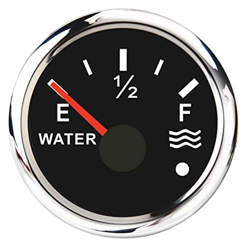 Jauge de niveau d'eau bateau pour éviter les pannes de réservoir avec alarme 9-32V