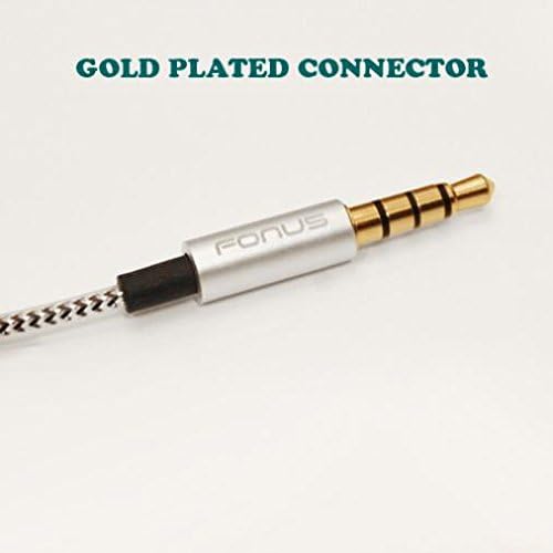 Wired Earphones Hi-Fi Sound Headphones for Pixel 4a 5G - Handsfree Mic Headset Metal Earbuds in-Ear Earpieces Microphone Compatible with Google Pixel 4a 5G