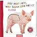 Produktbild Hör mal rein, wer kann das sein  Im Stall: Streicheln und hören | Hochwertiges Pappbilderbuch mit 5 Sounds und Fühlelementen für Kinder ab 6 Monaten