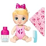 Baby Alive Shampoing Snuggle Harper Hugs - Cheveux blonds - 28 cm - Poupée d'eau - Jouet pour filles et garçons de 3 ans