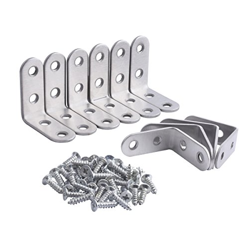 Accessbuy Heavy Duty Non-Mortise Bed Rail Bracket Bed Rail Fasteners Set of 4 (AC024)