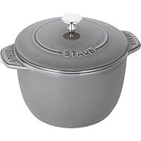 【生涯保証付　美品】GOHAN　S　グレー　12cm　STAUB 公式販売店 STAUB ラ・ココット de GOHAN Sサイズ 12cm 生涯保証
