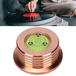 Poids de Disque en Métal, Stabilisateur de Disque de Platine, Stabilisateur de Disque en Aluminium, avec Niveau à Bulle, pour éliminer les Vibrations, pour Lecteurs de Disques Vinyles LP(Or rose) - Les Beatles, Paul McCartney, John Lennon, RIngo Starr, George Harrison Poids de Disque en Métal, Stabilisateur de Disque de Platine, Stabilisateur de Disque en Aluminium, avec Niveau à Bulle, pour éliminer les Vibrations, pour Lecteurs de Disques Vinyles LP(Or rose) – Image 4