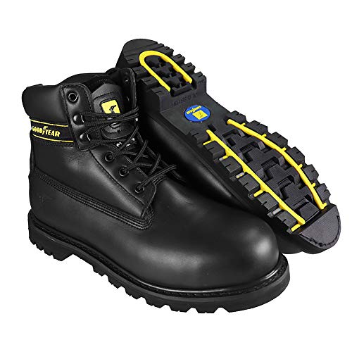 Goodyear S3 SRC, Herren Sicherheitsstiefel, Schwarz (schwarz schwarz), 40 EU (6.5 UK)