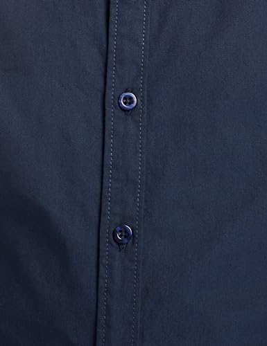 Image of Amazon Brand-Symbol Boy's Cotton Regular Shirt (Symaw22Shr02 Navy 2 6-7 Years)