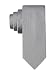 Calvin Klein Men's Silver Spun Solid Tie, Silver, Regular
