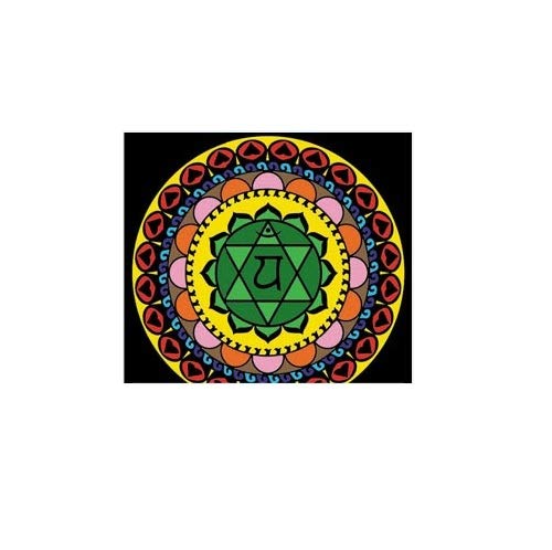 Colorvelvet CK4 - Disegno 32x32 cm Chakra Anahata