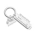 DOYOUDO Drive Safe Keychain Gifts for Motorcycle Biker Key Chain Christmas Presents for Boyfriend Husband Dad Son Girlfriend
