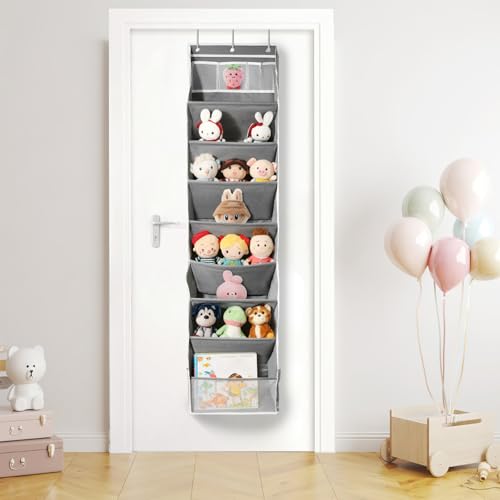 Consejos para Comprar Zapatera para Puerta para comprar hoy. 42 Zapatera Colgante para Puerta, Organizador de Zapatos de Tela Oxford 600D, Capacidad 16–24 Pares, para Guardar Zapatos, Ropa, Artículos de Aseo y Juguetes