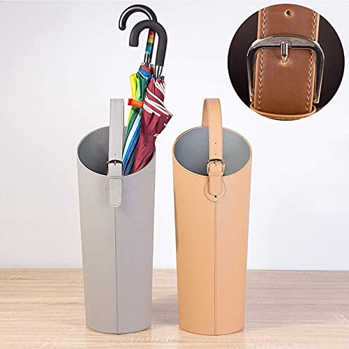 Porte-parapluie compact blanc idéal pour optimiser une petite entrée - 3