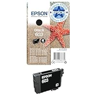 Epson Stella Marina serie 603, Cartuccia per Stampante a Getto d'Inchiostro, 1 Colore Nero, Formato...