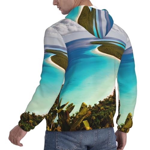 Sweat à capuche Cuba unisexe avec poche kangourou pour le sport - 2