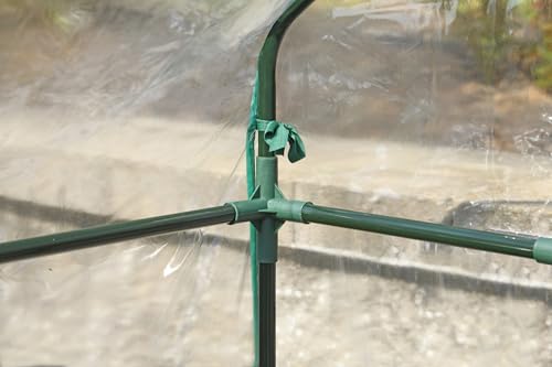 Miracle-Gro 70526 4'8 Inch X 29 Inch X 6'5 Inch All-Season Mini Walk-In Greenhouse thumb #12