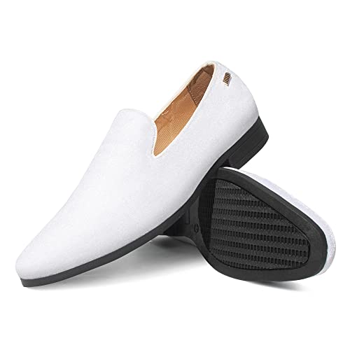 Image of ALLY UNION MAKE FORCE Mens Loafers Dress Slip on Party Wedding Penny Smoking Shoes