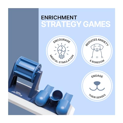 Image of TRIXIE Vario Poker Box 2 Dog Activity Interactive Toy, Level 2 Food Puzzle Game, Brain Teasing Treat Dispenser, IQ and Mental Development Toy for Smart Dogs, Enrichment Toy for Boredom Busting