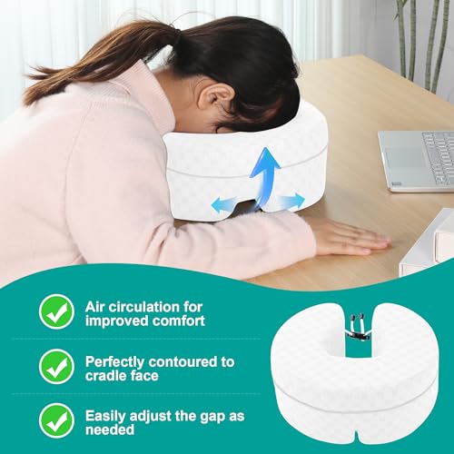BALAPET Almofada ajustável virada para baixo após cirurgia ocular Breathe Easy Face Down Pillow Melh