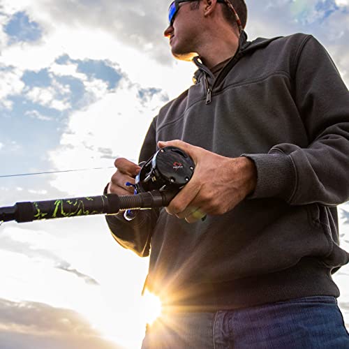 Image of Piscifun Chaos XS Baitcasting Fishing Reel, Reinforced Metal Body Round Baitcaster Reel, Smooth Powerful Saltwater Inshore Surf Trolling Reel, Conventional Reel for Catfish, Musky, Bass, Pike