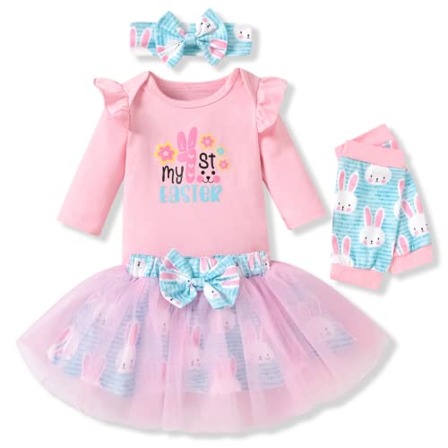 Image of Aalizzwell Newborn Infant Baby Girls Holiday Skirt Outfit