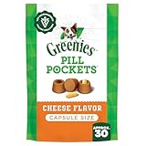 Greenies Pill Pockets Natural Dog Treats 7.9 oz Cheese Flavor