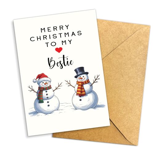 Merry Christmas to My Bestie : carte de vœux touchante pour votre complice