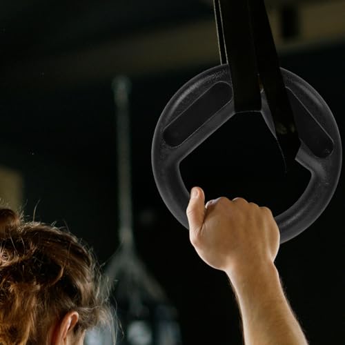 Happyyami 2pcs Pull up Gym Heavy Duty Workout Rings miniatura 5