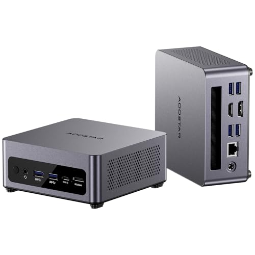 AOOSTAR Mini PC G5 Ryzen 7 5825U , Mini Computer 16GB DDR4 RAM
